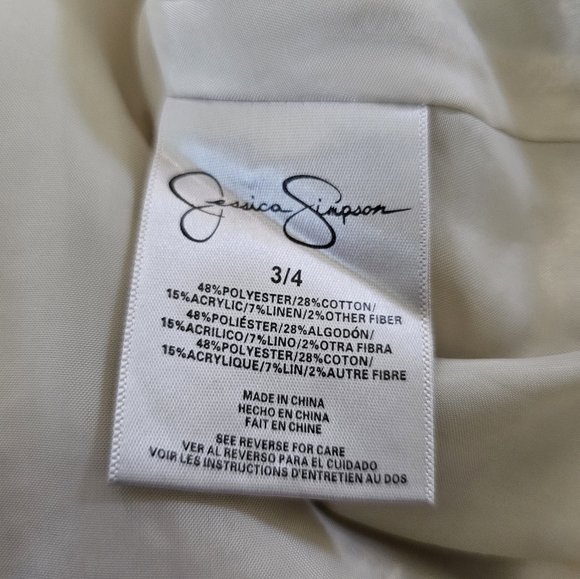 Jessica Simpson Sweetheart Shimmery Tweed Dress | Size 3/4 | NWOT - Picture 9 of 10